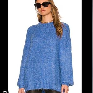 Women's Pistola Carlen Mock Neck Sweater Campanula Blue Size Small